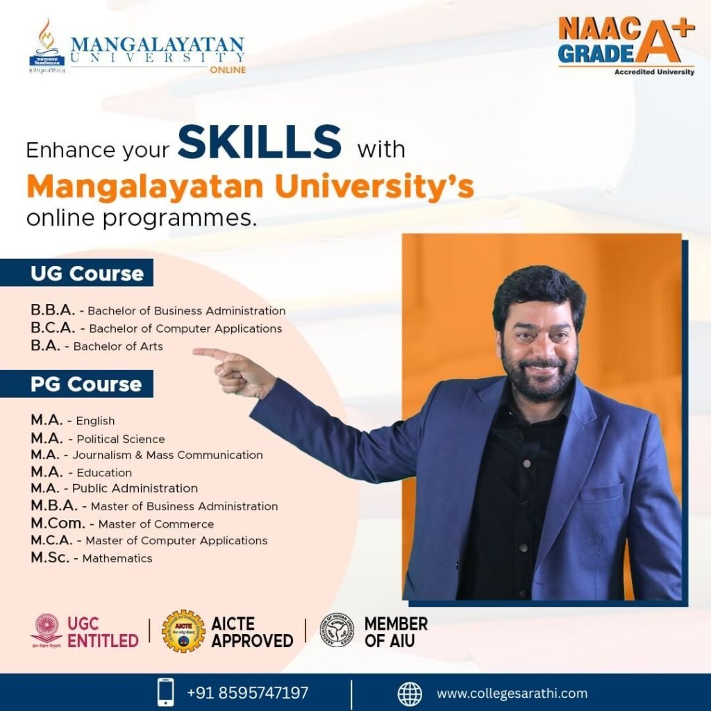 PGDCA from Mangalayatan Online University – UGC Valid Online Diploma Course with Affordable Fees and Career Scope