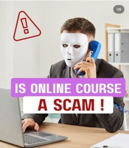 Illustration warning about fake universities and online degree scams in India, with a focus on choosing UGC-approved courses for safe and valid education in 2025.