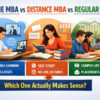 Online MBA vs Distance MBA vs Regular MBA