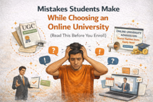 mistakes students make while choosing an online university