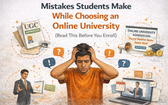 mistakes students make while choosing an online university